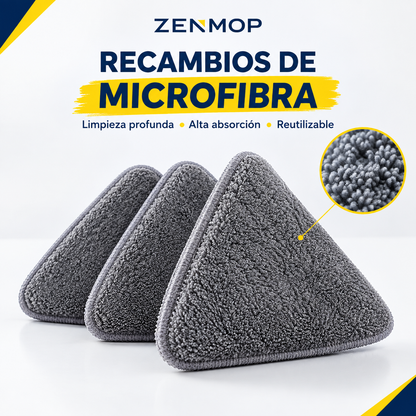 Menos esfuerzo para ti. Más alcance para limpiar con la mopa triangular 360°